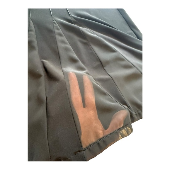 Joseph Ribkoff Vintage Long Black Flare Skirt - Size 10 - Picture 6 of 12